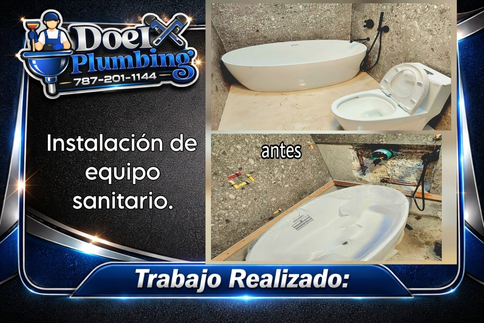 Instalación de equipo sanitario