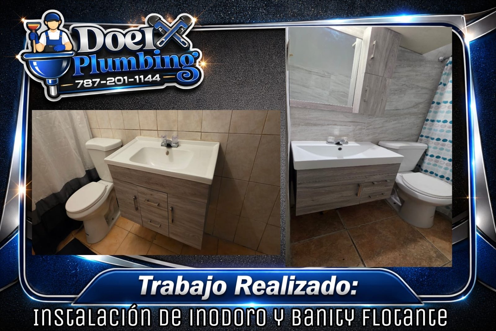 Instalacion de vanity flotante
